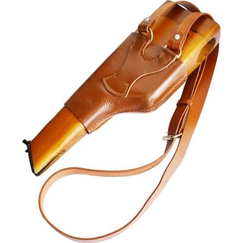 WWII GERMAN C96 BROOMHANDLE LEATHER HOLSTER AND STOCK