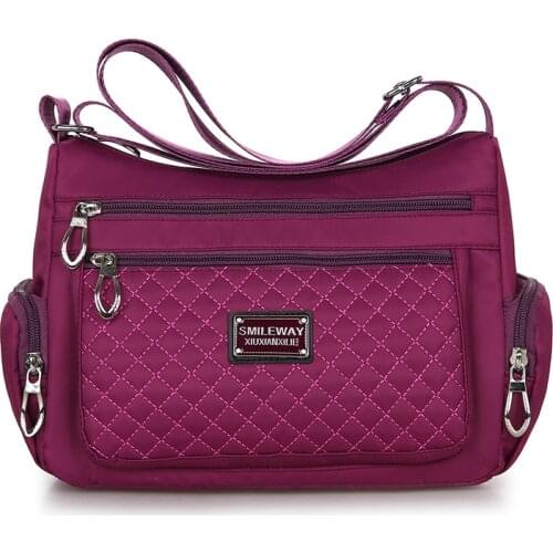 Fashion Waterproof Nylon Women Messenger Bags Carteira Vintage Hobos Ladies Handbag Female Crossbody Bags Shoulder Bags