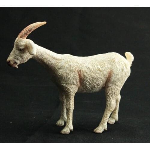 Soft Simulated Farm Animal Sheep Goat Horse Animals Child Static Plastic Model Set Toys Action Figures Kids Birthday Gifts
