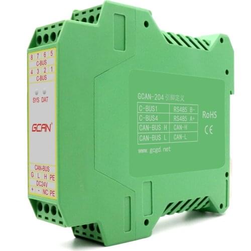 Modbus RTU to CAN bus converter with DIN rail CAN to modbus transmitter the bridge CAN to modbus, RTU module for sale