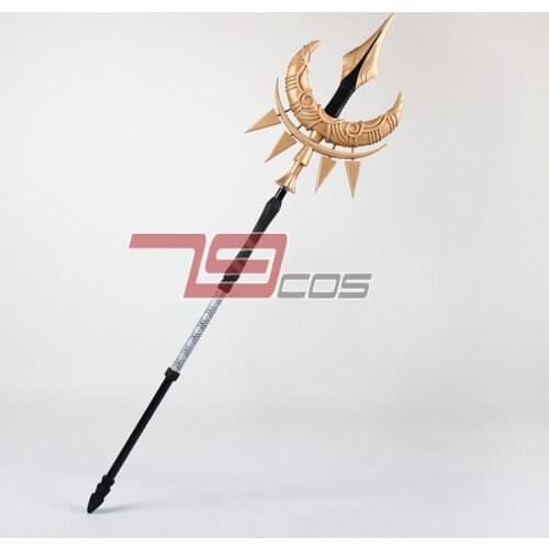 Game Final Fantasy XIV FF14 Spectral Necromancer Staff Cosplay Props Weapon Xmas Costume Accessories Anime Replica Shows