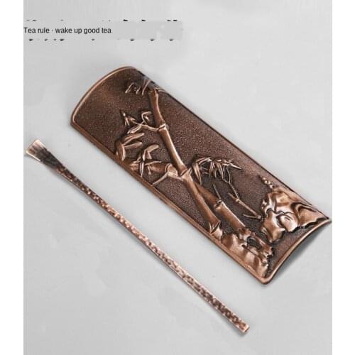 Handmade Hammer Pattern Tea Tea Holder Tea Towel Holder Kung Fu Tea Set Accessories Tea Infuser Tea Infuzer Tea Set Siteel