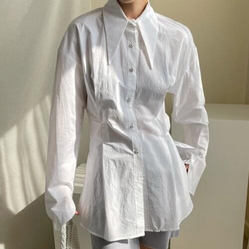 Suooheyal Black And White Blouses