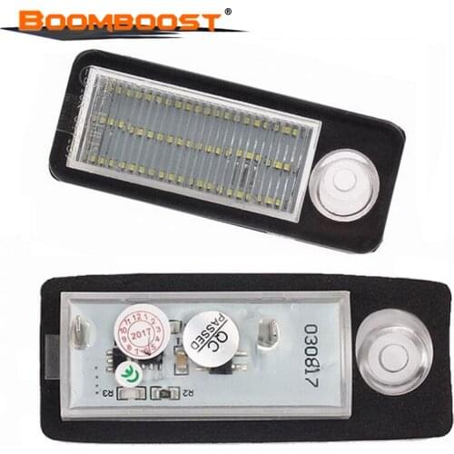License Number Plate Light For A/udi A4 B5 S4 Avant RS4 A6/S6 B4 C5 Avant RS6/RS6 Plus Error Free Lamp 2X 18 4014 SMD