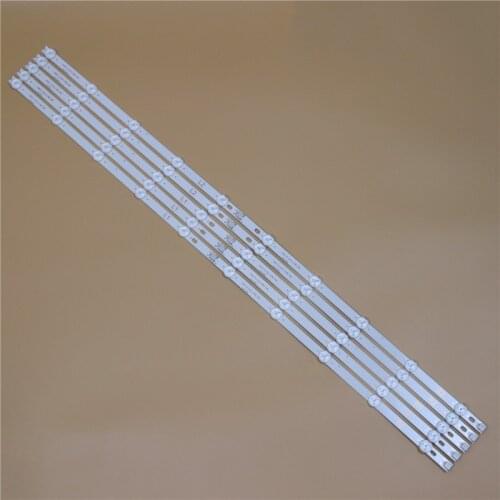 TV LED Light Bars For LG 42LN5707 42LN5708 42LN570R 42LN570S 42LN570U Backlight Strips Kit 10 LED Lamps Lens 10 Bands LC420DUE