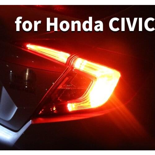 LED High-brightness Brake Light Red Flashing Taillight Conversion Accessories For Honda Civic 10th 2016 2017 2018 2020 2020