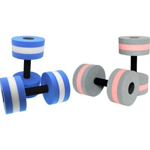 Top!-4PC Aquatic Exercise Dumbbells Water Dumbells for Water Aerobics Swimming Pool Dumbbells for Exercise Water Pool Fitness