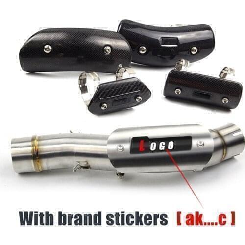 Motorcycle Exhaust Pipe Carbon Heat Shield Cover Guard Protector For HONDA X Adv Cbr 1000Rr Cb750 Bros 160 Lead Cb 250 Two Fifty