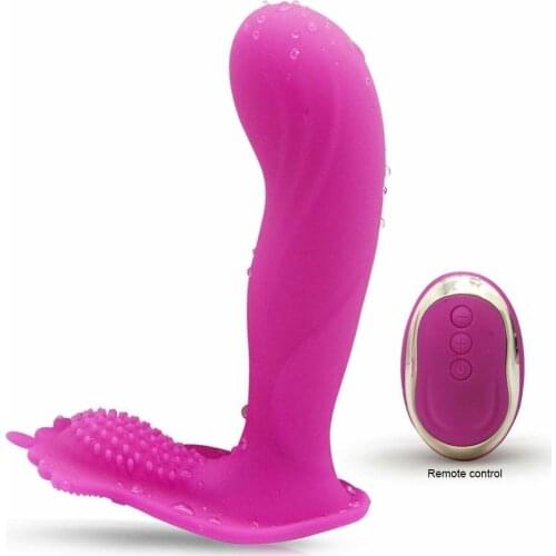 Waterproof Mute Upgraded Design Vaginal Clit Anal Stimulator Massager 10 Vibration Modes G-Spot Butterfly Vibrators For Woman