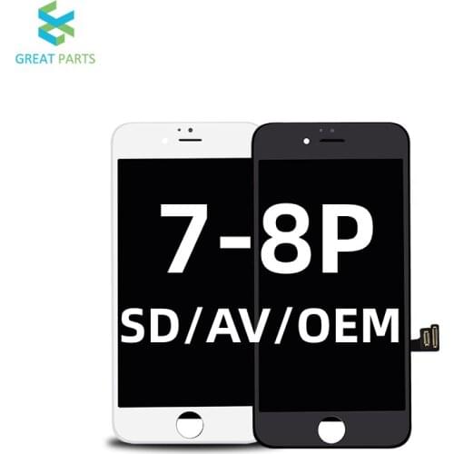 GreatParts For iPhone 8 Plus LCD Display OEM Incell advance premium high quality Touch Screen Assembly Replacement Good 3D touch