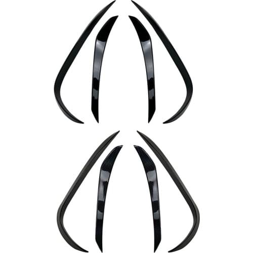 4Pcs Front Fog Lamp Grille Lip Splitters Bumper Spoiler Sticker for Mercedes-Benz GLB X247 GLB180 GLB200