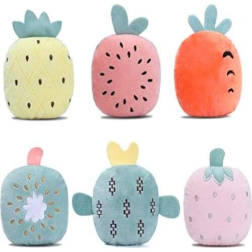 6pcs Cat Mint Toys,Cat Toy Indoor Cat Interactive Cute Toy Set, Various Kitten Toys, Cat Chewing Toys Plush Toys In Six Shapes