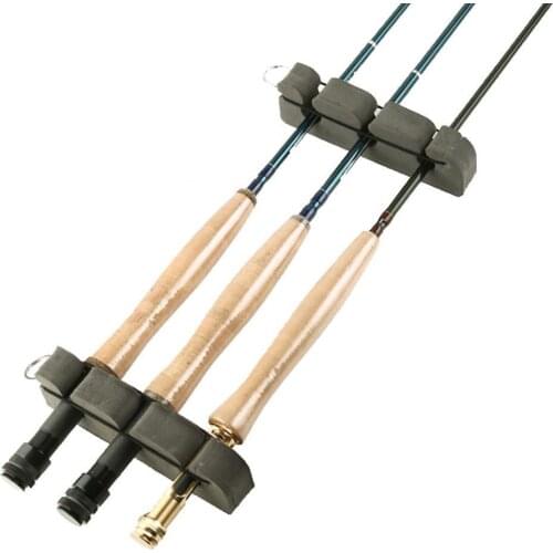 80%HOT 2Pcs Car Portable Outdoor Fishing Rod Magnetic Foam Holder Stand Accessories