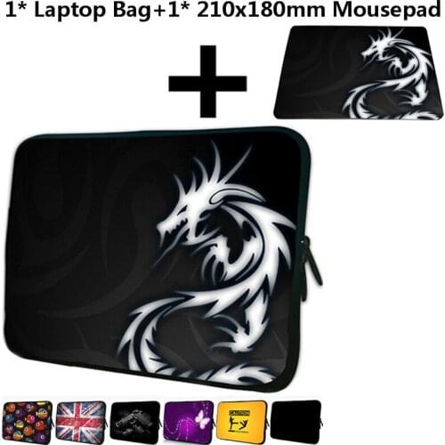Laptop Sleeve 13 13.3 17 10 12 11.6 Chromebook Case Funda Portatil Computer Notebook Bag 15.6 14 15 7 Mens Tablet Cover+Mousepad