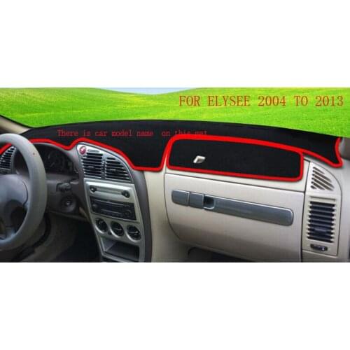 Car Dashboard Cover Carpet Sun Shade Pad Mat Heat Insulation Decoration For Citroen Elysee C4 C-Quatre C3-XR