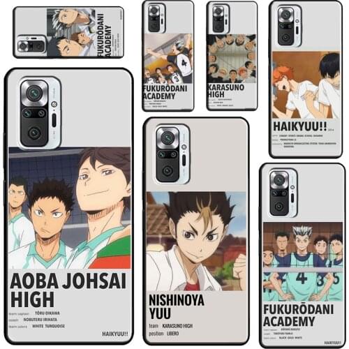 Anime Haikyuu Love Volleyball For Xiaomi Redmi Note 9 Pro 8 9S 8T Note 10 Pro Phone Case For Redmi 9T 9A 9C 7A 8A Cover