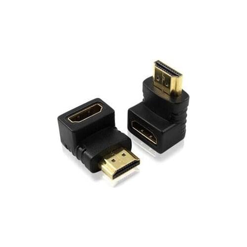 HDMI Male to Female Port Saver 90 Degree Adapter