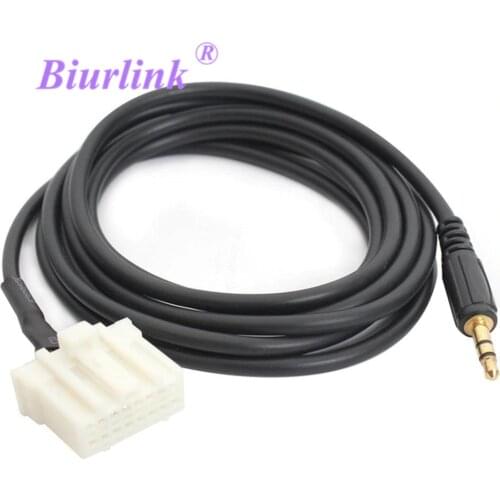 Biurlink Car Audio 3.5mm AUX Adapter Cable For Mazda 2 3 5 6 2006-2013