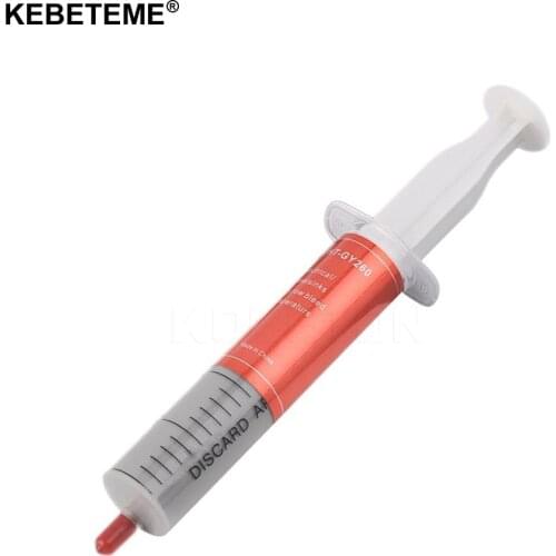 KEBETEME 30g Grey Thermal Grease Paste Compound Silicone for Computer Desktop CPU Heat Sink wholesale
