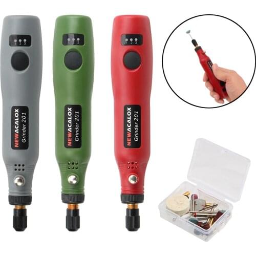 NICEYARD Mini Wireless Electric Grinder Set Drill Engraver Pen Milling Polishing Abrasive Tools