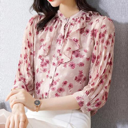 Nvyou Gou Womens Chiffon Blouses
