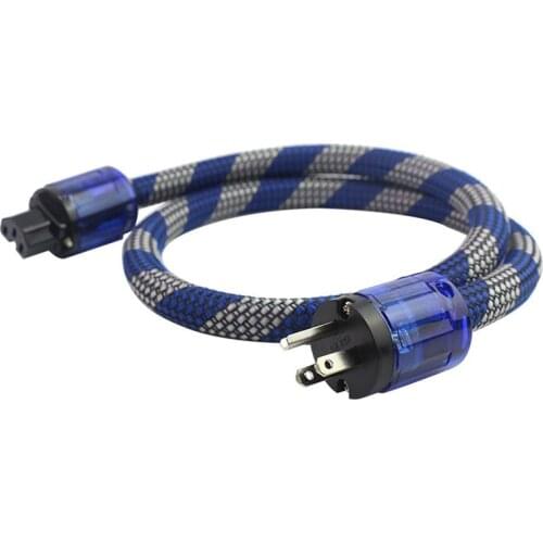 Hi End Furukawa PCOCC Audio schuko Mains AC Power Cable Cord EU version power cable wire P-037/C-037 Power Plug Cable