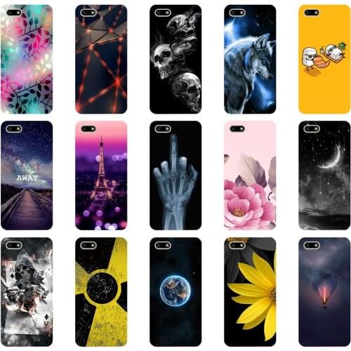 K Silicone case For 5.45" inch Huawei Y5 2018 PRIME case Soft back cover Phone Case for on Huawei Y5 2018 case Coque bumper bags