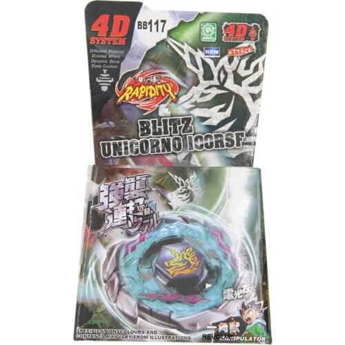 Blitz Unicorno / Striker 100RSF Spinning Top STARTER SET BB117 New Kid Toy Drop Shopping