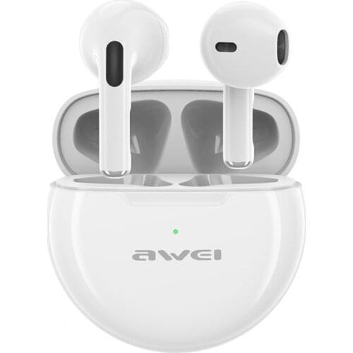 AWEI Bluetooth Headsets T17 TWS Wireless Earbud Gaming Mini Half in Ear Type-C Charging Case With Microphone Sport Earphones New