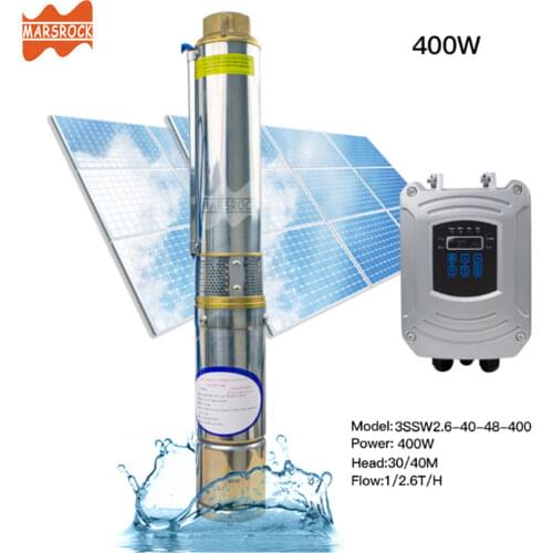 Solar Submersible water pump bomba list 48 volt DC water pump