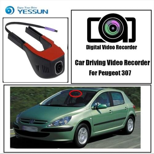 YESSUN for Peugeot 307 Car Driving Video Recorder Wifi DVR Mini Camera Novatek 96658 FHD 1080P Dash Cam Night Vision