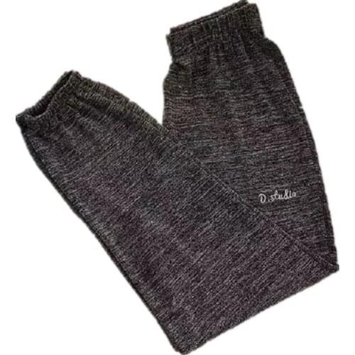 AECU Women Cotton Pajama Bloomers Pants Autumn Elastic Loose Trousers Waist Solid Pajamas Bottom Home Sleep Underwear 2020