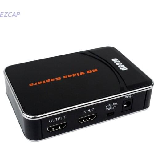 2017 new HD Video Game Capture Box HDMI YPbPr Recorder One-clink Record Into USB Flash For XBOX 360/One PS3 For WII U 1080P Rec
