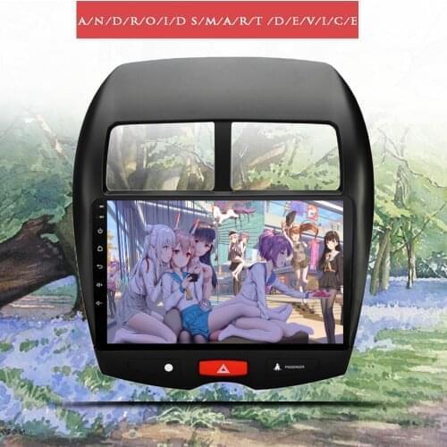 Android 10 HD 1280*720 Auto radio video Audio pc monitor unit For Mitsubishi ASX 2015 with gps Navi rds dab CarPlay usb dvr swc