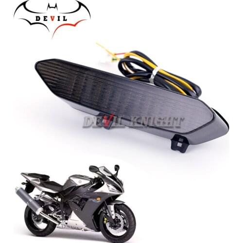 For Yamaha YZF R1 2002 2003 Rear Tail Light Brake Turn Signals Integrated LED Light Motorcycle Accessories WR250R X XVS1300