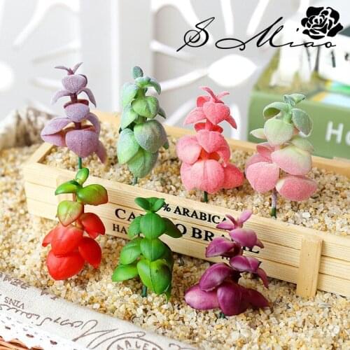Artificial Fake Succulent Simulation Plants Home Mall Balcony Window Sill Garden Layout Decoration Arts and Crafts Accessories