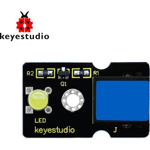 Keyestudio RJ11 EASY plug LED Module(Yellow) for Arduino STEM