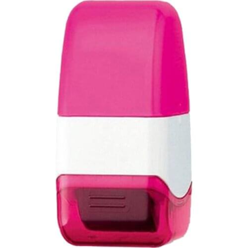 Mini Erase Roller Stamp Protect Privacy ID Self Inking Messy