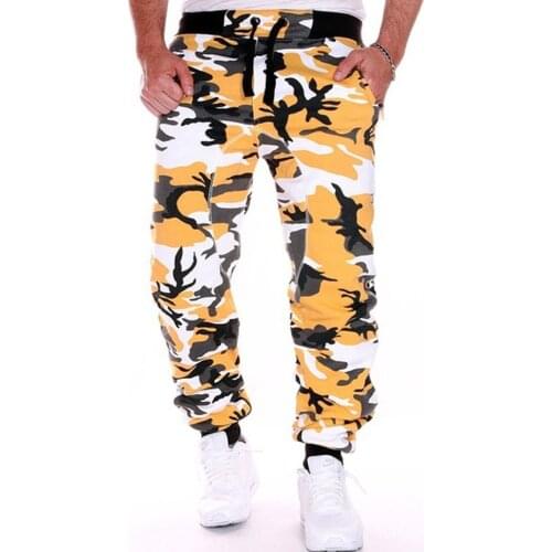 ZOGAA Men Camouflage Joggers Casual Loose Hip Hop Trousers Drawstring Sweatpants Male Large Size Pants