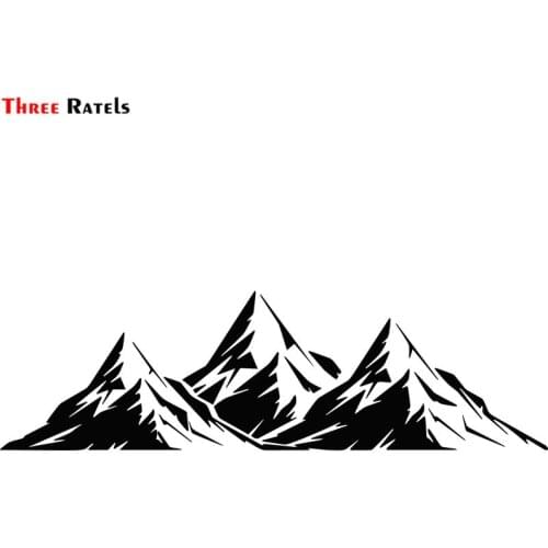 Three Ratels FD108 Funny Mountain Stickers On The Car Styling Engine Hood Motorcycle Decal Decor Mural Vinyl