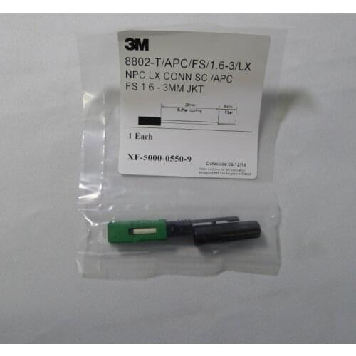 3M 8802-TLC/3 SC/APC UPC single-mode fiber optic quick connector 3M SC 3.0 FTTH Fiber Optic Fast Connector