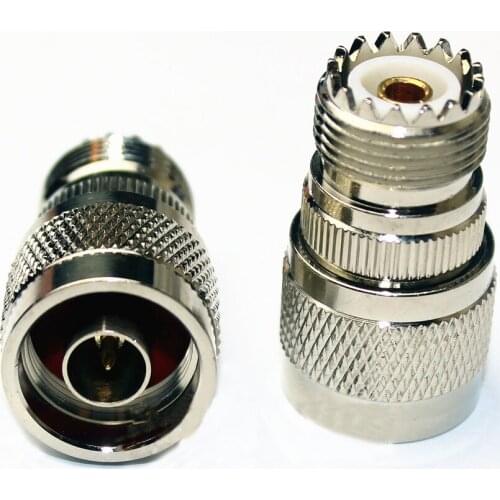 10xN Male to M Female Adapter Adaptor Converter Repair Test Connector For Yaesu FT7800 FT7900 FT8900 FT8800R Radio Walkie Talkie