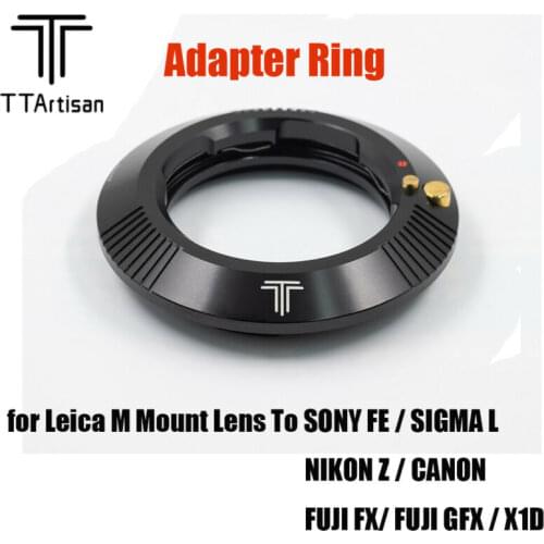 TTArtisan Adapter Ring for Leica M Mount Lens To Fuji FX GFX SIGMA SONY