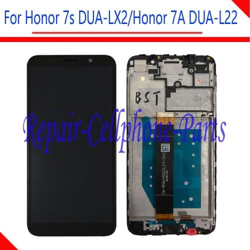 5.45'' Full LCD DIsplay+Touch Screen Digitizer Assembly+Frame Cover For Huawei Honor 7S DUA-LX2 / Honor 7A ( 5.45 inch ) DUA-L22