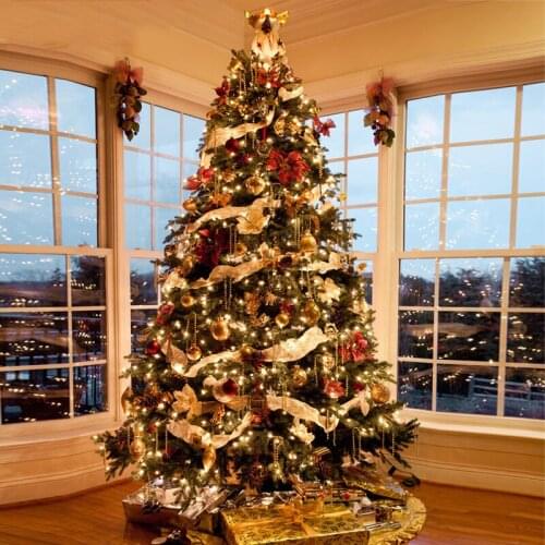 TT Christmas Tree Home 1.5 M Luxury Encryption Large Package Scene Layout Small 1.2 Section Christmas Ornament Decorations