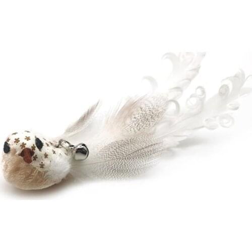 Legendog 1pc Replacement Cat Toy Funny Realistic Bird Plush Cat Refill Toy Cat Teaser Refill Pet Accessories Pet Supplies