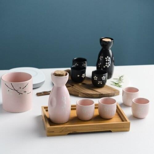 Japanese Cocktail Shaker Bar Set Eco Friendly Hand-Painted Classic Hand-Painted Dosador Bebida Drinks Kitchen Dining Bar BD50BS