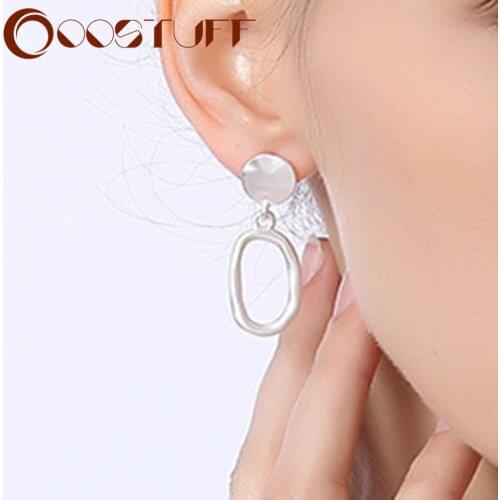 Vintage Statement Drop Earrings Trend Decorative Jewelry for Women Hanging Suspension Pendientes Silver Color Accessories 2021