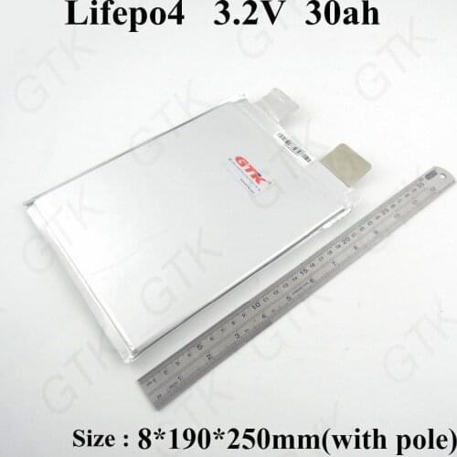 Lifepo4 3.2V 30AH battery 3.2V lithium bateria 08190230 for diy 36V 48V lifepo4 electric tricycle scooter wheel chair AGV car