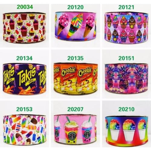 Free shipping 50 yard cartoon printed grosgrain ribbon 20010